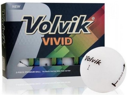 VOLVIK Vivid golfové míčky bílé (12 ks)