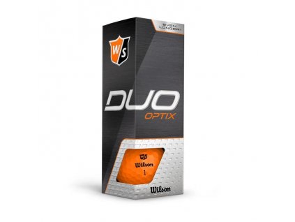 WILSON Duo Optix míčky oranžové - 3 ks