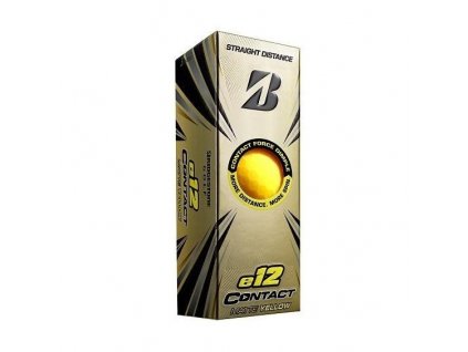 BRIDGESTONE golfové míčky 21 e12 Contact Yellow - 3 ks