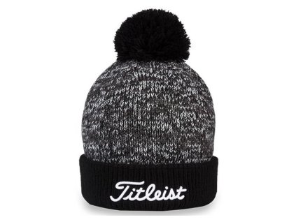 TITLEIST Pom Pom zimní čepice černá
