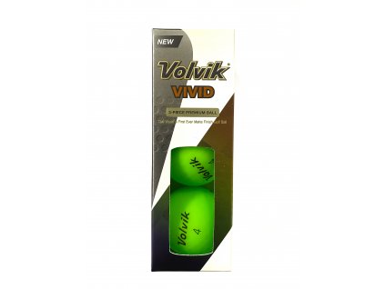 VOLVIK Vivid golfové míčky zelené (3 ks)