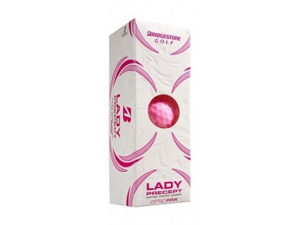 BRIDGESTONE Precept Lady 21 dámské golfové míčky - růžové (3 ks)