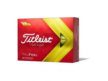 TITLEIST TruFeel golfové míčky - žluté (12 ks)