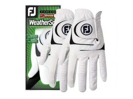 FOOTJOY WeatherSof 2-Pack pánské golfové rukavice na levou ruku
