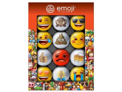 EMOJI dárkové balení míčků mix (12 ks)