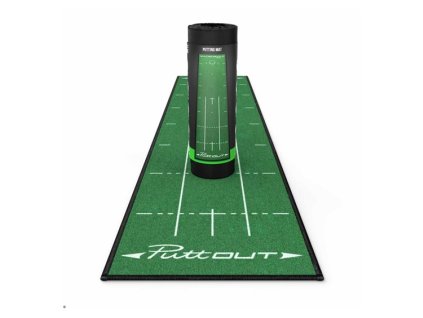 PUTTOUT Mat Medium patovací koberec 240 x 50 cm zelený
