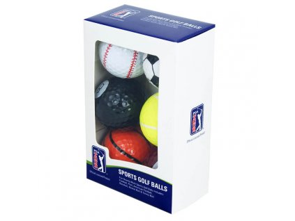 PGA Tour Sport Balls dárkové balení míčků (6 ks)