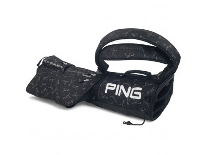 PING Moonlite 201 pencil bag černo-bílý