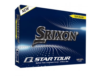 SRIXON Q-Star Tour 4 golfové míčky žluté (12 ks)