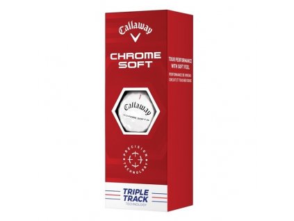 CALLAWAY Chrome Soft Triple Track golfové míčky (3 ks)