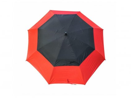 TOURDRI 64" golfový deštník červeno-černý
