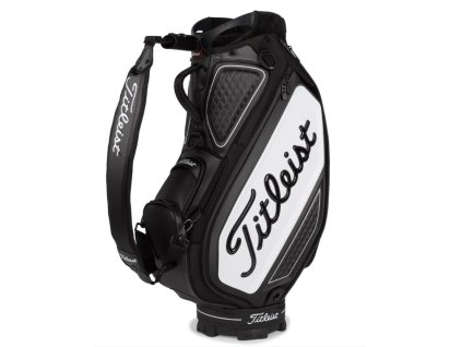 TITLEIST Jet Black Tour Staff 9.5 cart bag černo-bílý