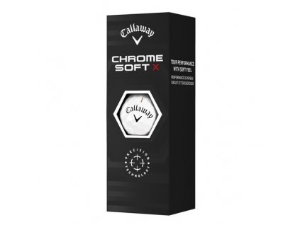 CALLAWAY Chrome Soft X golfové míčky (3 ks)