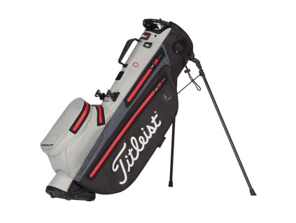 TITLEIST Players 4 Sta Dry stand bag šedo-červený