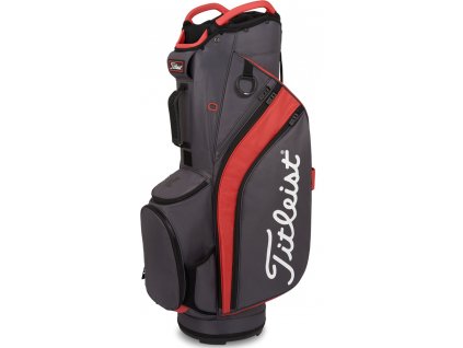 TITLEIST 14 Lightweight cart bag šedo-růžový