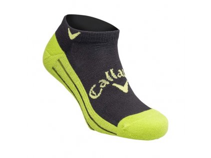 CALLAWAY Tour Optidri Low 2 pánské ponožky černo-zelené