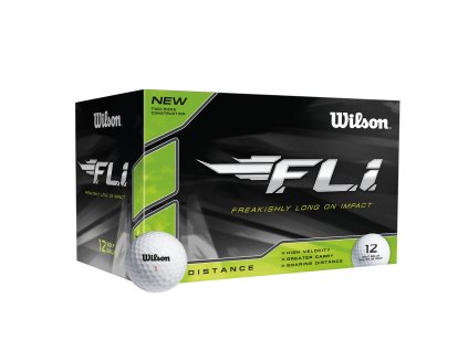 WILSON golfové míčky F.L.I. (60ks) včetně potisku loga