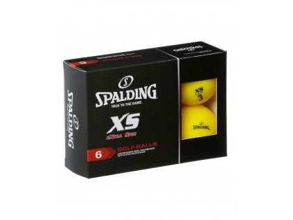 SPALDING Extra Spin míčky - žluté (6 ks)
