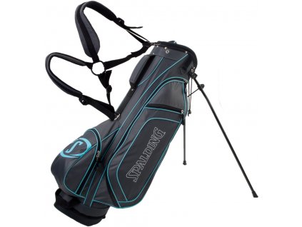 SPALDING SX35 6" stand bag šedo-modrý