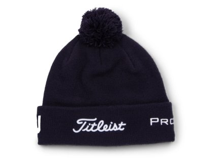TITLEIST Tour Pom Pom zimní čepice modrá