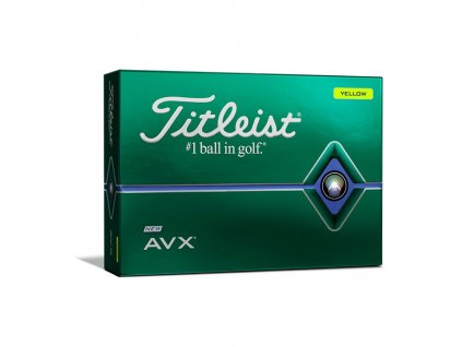 TITLEIST AVX 20 golfové míčky žluté - 12 ks