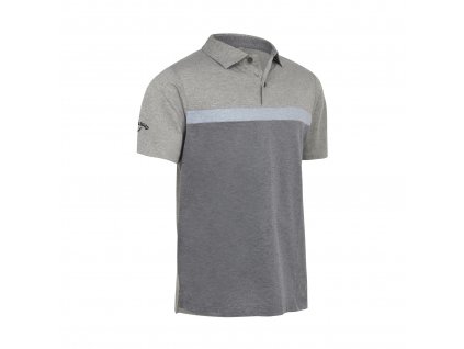 CALLAWAY Soft Touch Colour Block pánské tričko šedé