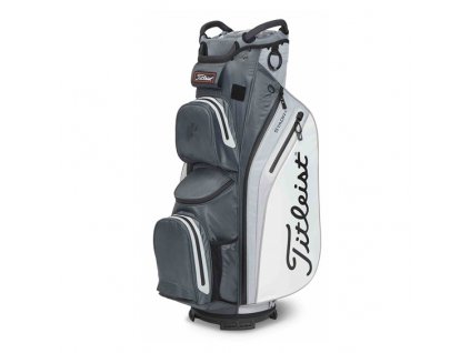 TITLEIST 14 Sta Dry cart bag šedo-bílý