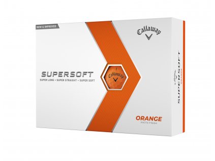 CALLAWAY Supersoft Matte golfové míčky - oranžové (12 ks)