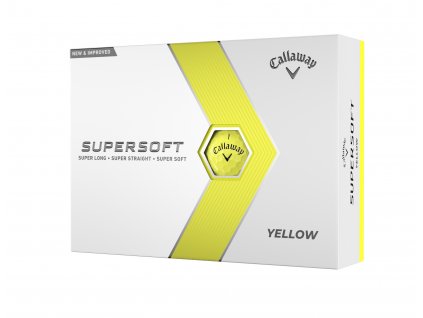 CALLAWAY Supersoft golfové míčky - žluté (12 ks)