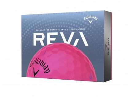 CALLAWAY Reva golfové míčky - růžové (12 ks)
