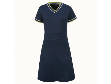 CALLAWAY V-Neck Colorblock dámské šaty modré