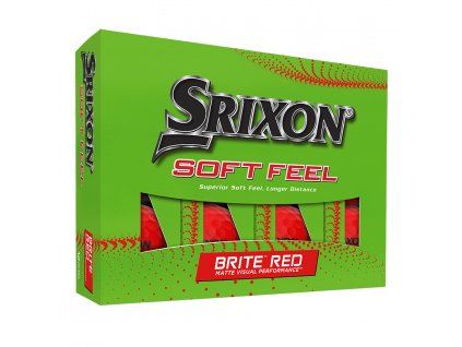 SRIXON Soft Feel 13 golfové míčky - červené (12 ks)