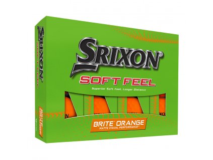 SRIXON Soft Feel 13 golfové míčky - oranžové (12 ks)