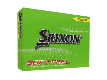 SRIXON Soft Feel 13 golfové míčky - žluté (12 ks)