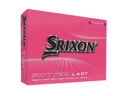 SRIXON Soft Feel Lady 8 dámské golfové míčky - růžové (12 ks)