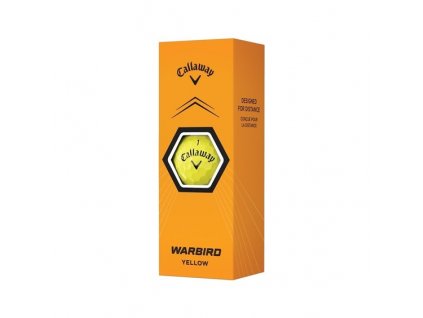 CALLAWAY Warbird golfové míčky - žluté (12 ks)