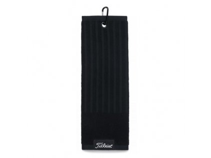 TITLEIST ručník Tri-Fold Cart Towel černý