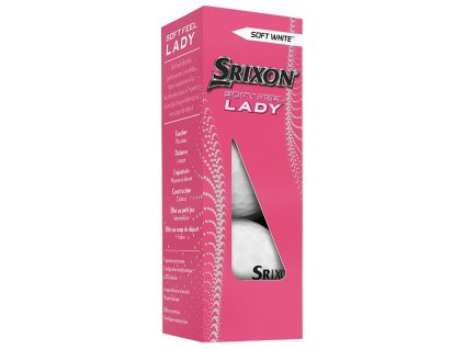 SRIXON Soft Feel Lady 8 dámské golfové míčky (3 ks)