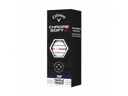 CALLAWAY Chrome Soft X 360° Triple Track golfové míčky (12 ks)