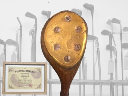 Historické golfové dřevo Tom Hood Musselburgh Dublin 1890/1915.