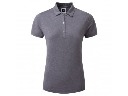 FOOTJOY Heather Self Collar dámské tričko šedé