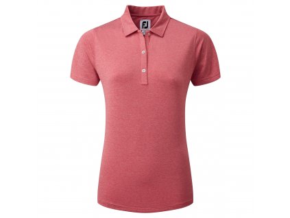 FOOTJOY Heather Self Collar dámské tričko červené