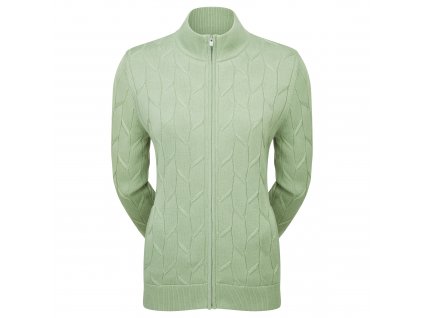 FOOTJOY Full-Zip Lined Pullover dámská bunda zelená