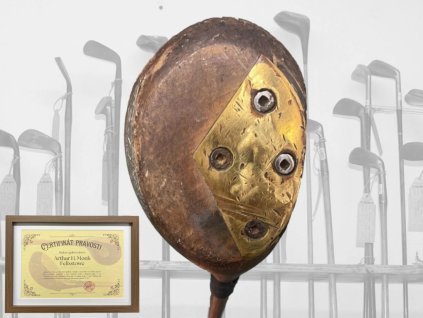 Historické golfové dřevo Arthur H. Monk