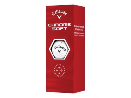 CALLAWAY Chrome Soft golfové míčky (3 ks)