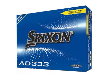 SRIXON AD333 golfové míčky - žluté (12 ks)