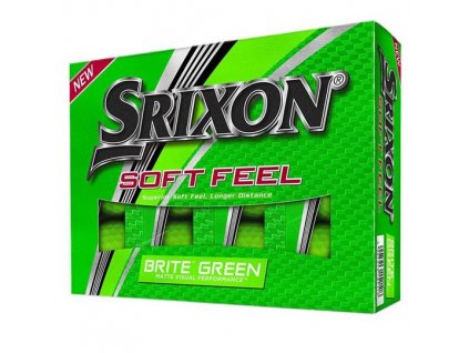 golfové míčky srixon soft fee brite zelené