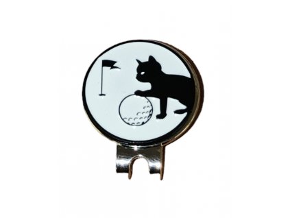 Magnetické markovátko s klipem - kočka