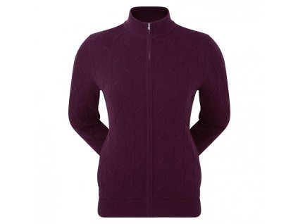 FOOTJOY  Full-Zip Lined Pullover dámská bunda fialová