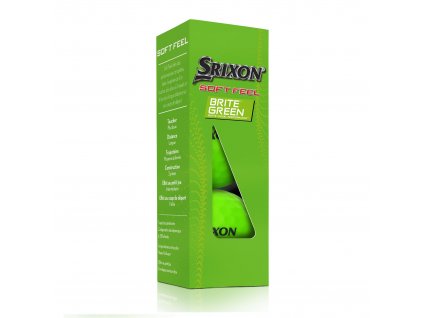 SRIXON Soft Feel 13 golfové míčky - zelené (3 ks)